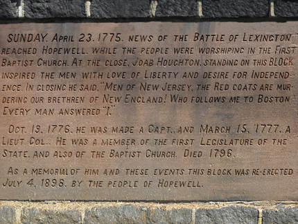 Hopewell New Jersey in the Revolutionary War